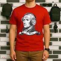 Secretary Alexander Hamilton A. Ham Headphones T-Shirt thumb 6
