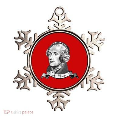 Secretary Alexander Hamilton A. Ham Headphones Ornament