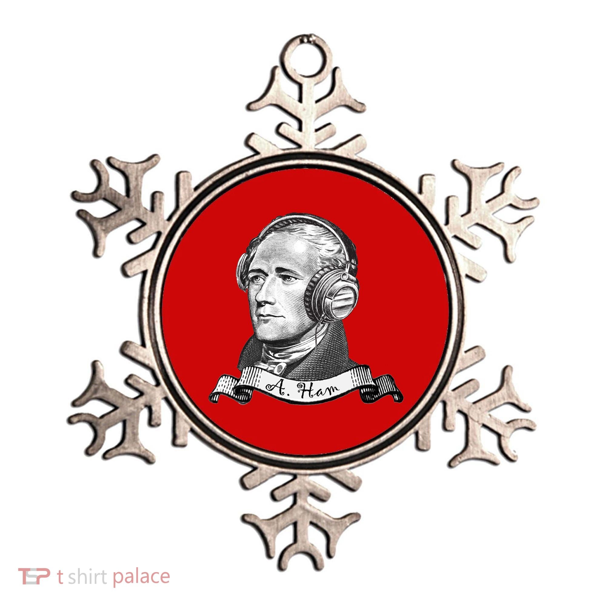Secretary Alexander Hamilton A. Ham Headphones Ornament