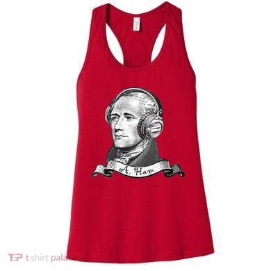 Secretary Alexander Hamilton A. Ham Headphones Women's Tank Top