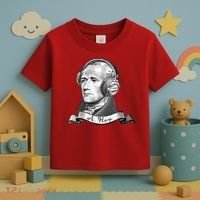 Secretary Alexander Hamilton A. Ham Headphones Toddler T-Shirt thumb 3