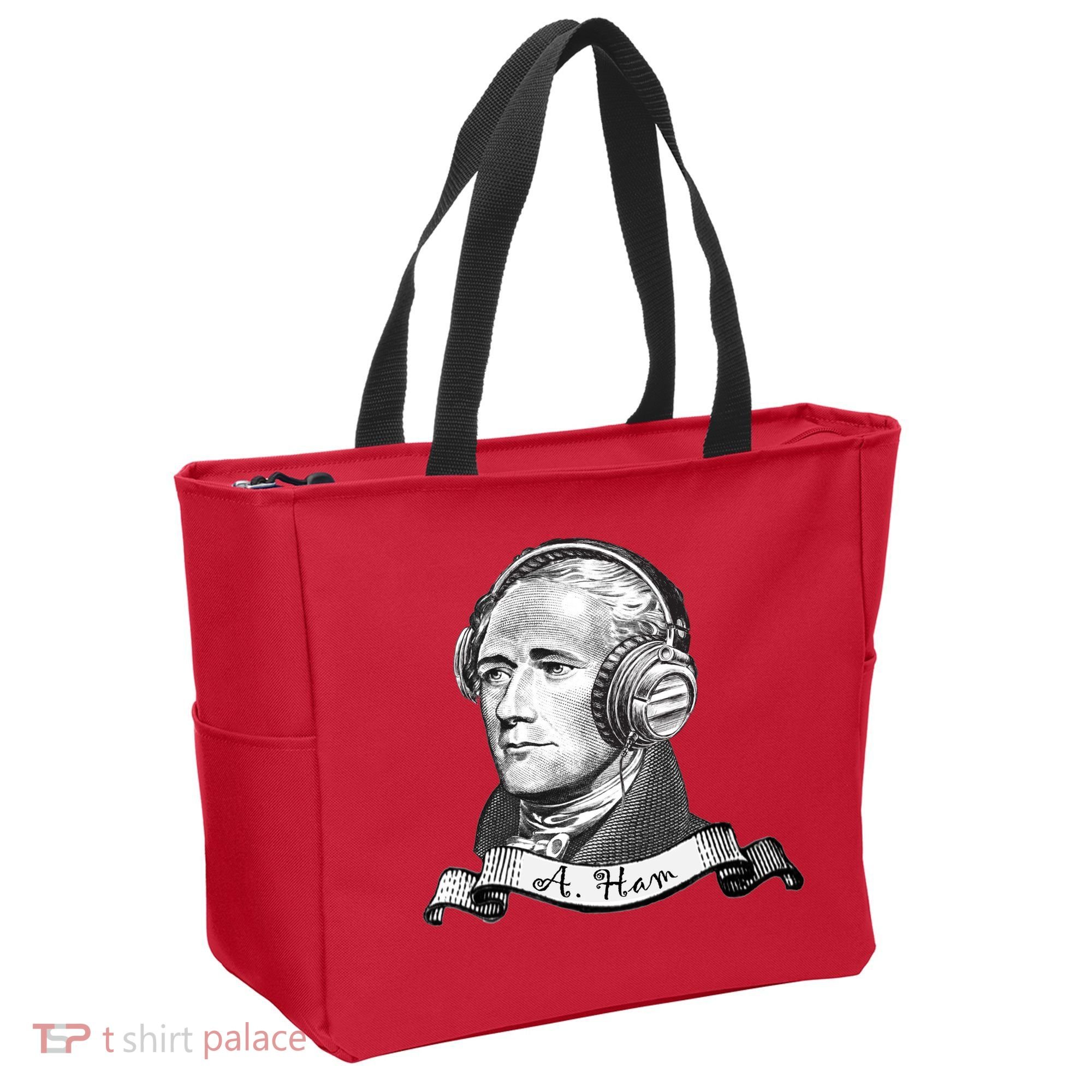 Secretary Alexander Hamilton A. Ham Headphones Tote Bag