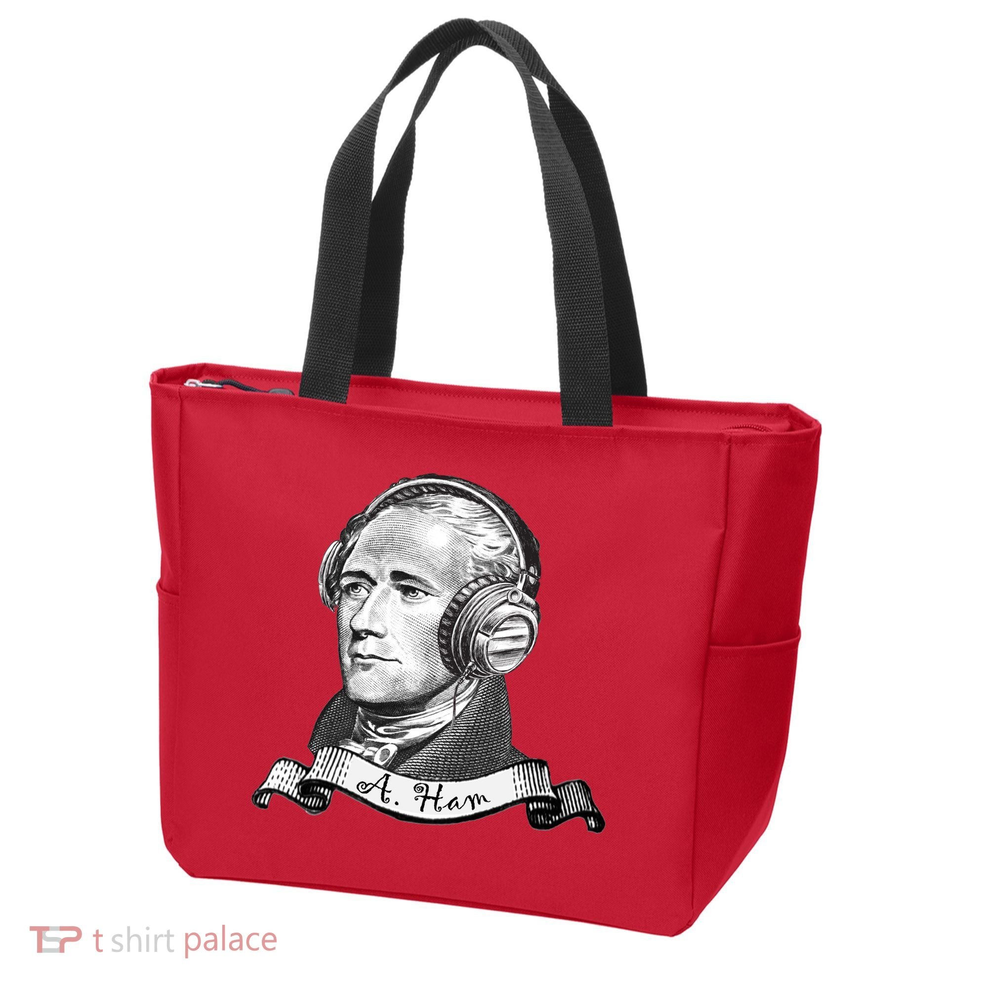 Secretary Alexander Hamilton A. Ham Headphones Tote Bag