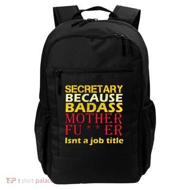 Secretary Badass Job Title Backpack