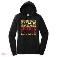 Secretary Badass Job Title Women's Hoodie thumb 0