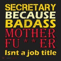 Secretary Badass Job Title Hat thumb 2