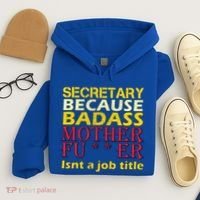 Secretary Badass Job Title Hoodie thumb 4