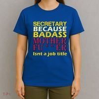 Secretary Badass Job Title T-Shirt thumb 4