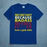 Secretary Badass Job Title T-Shirt thumb 5