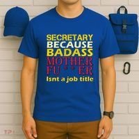 Secretary Badass Job Title T-Shirt thumb 6