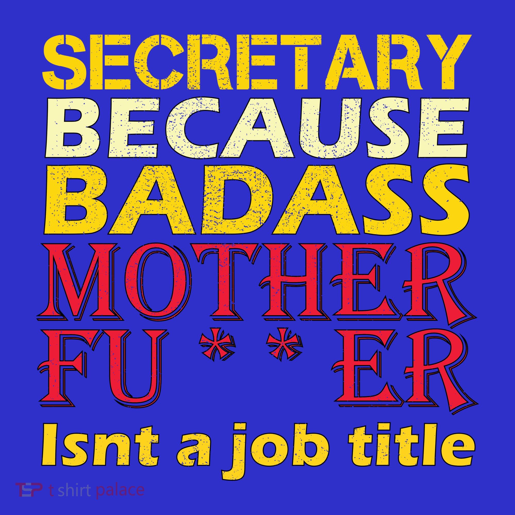 Secretary Badass Job Title Mousepad