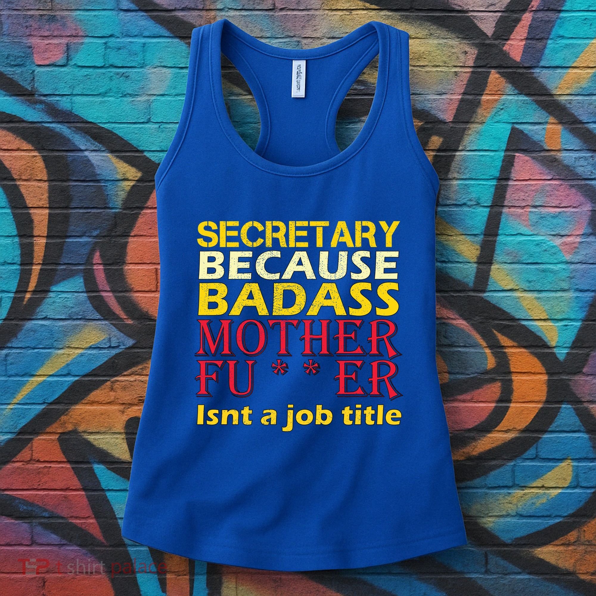 Secretary Badass Job Title Women's Tank Top