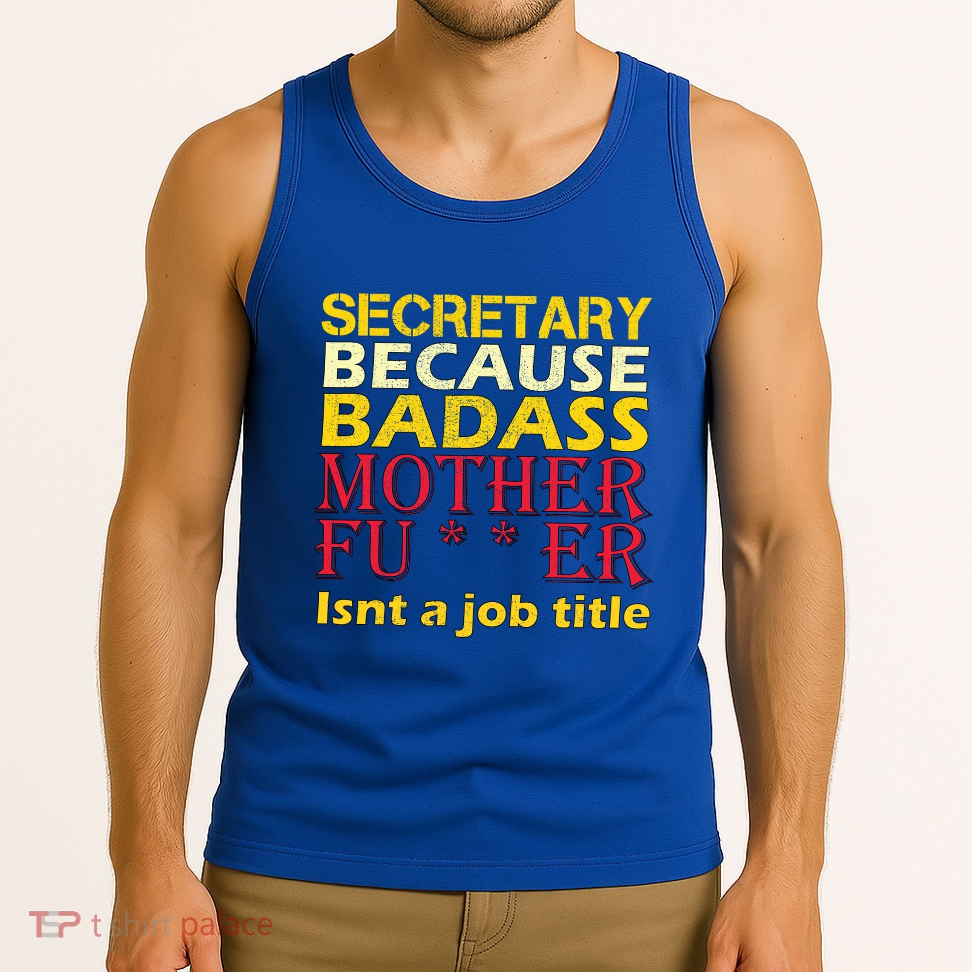 Secretary Badass Job Title Tank Top
