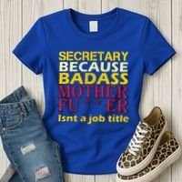 Secretary Badass Job Title Women's T-Shirt thumb 3