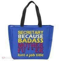 Secretary Badass Job Title Tote Bag thumb 0