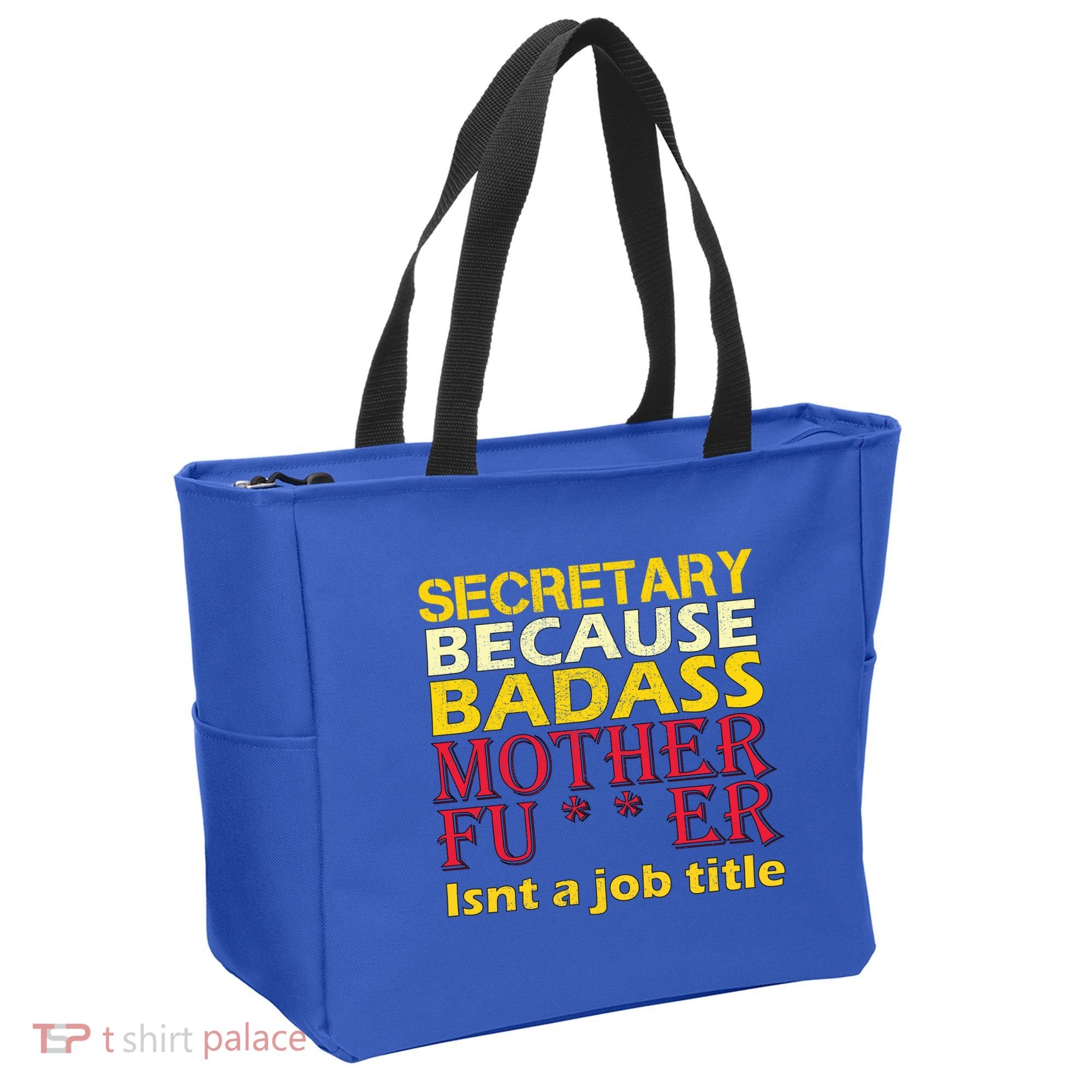 Secretary Badass Job Title Tote Bag