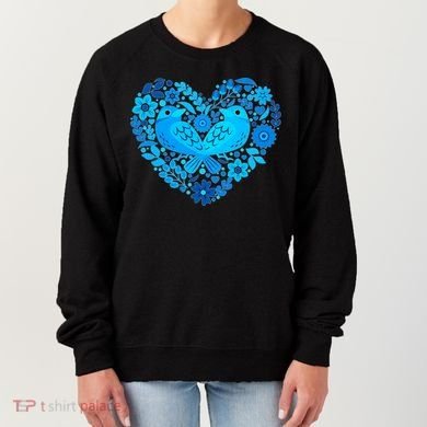 Secrets Blur Bird Heart Women's Sweatshirt