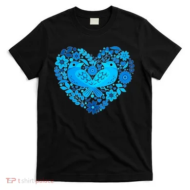 Secrets Blur Bird Heart T-Shirt