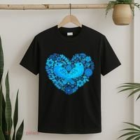 Secrets Blur Bird Heart T-Shirt thumb 2