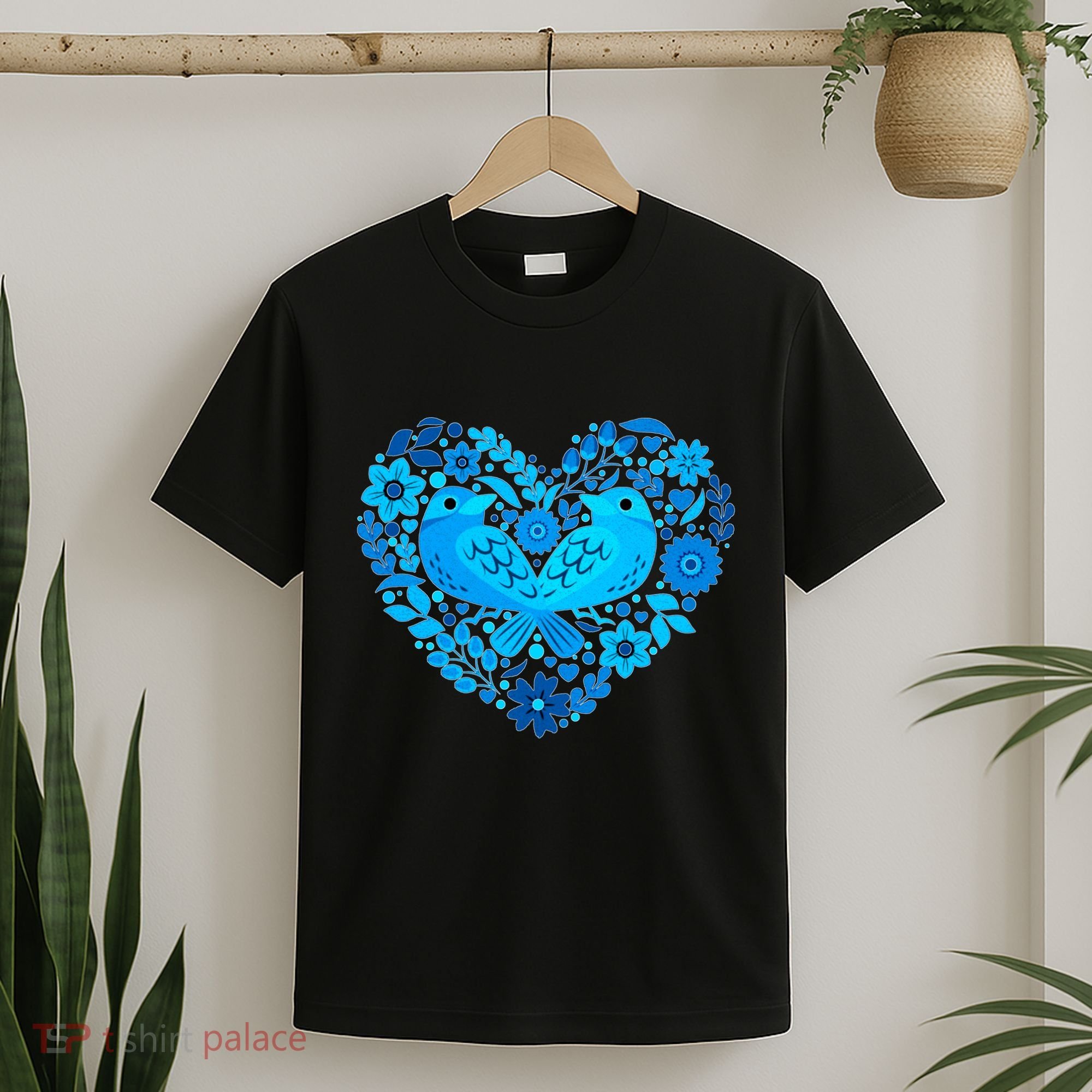 Secrets Blur Bird Heart T-Shirt