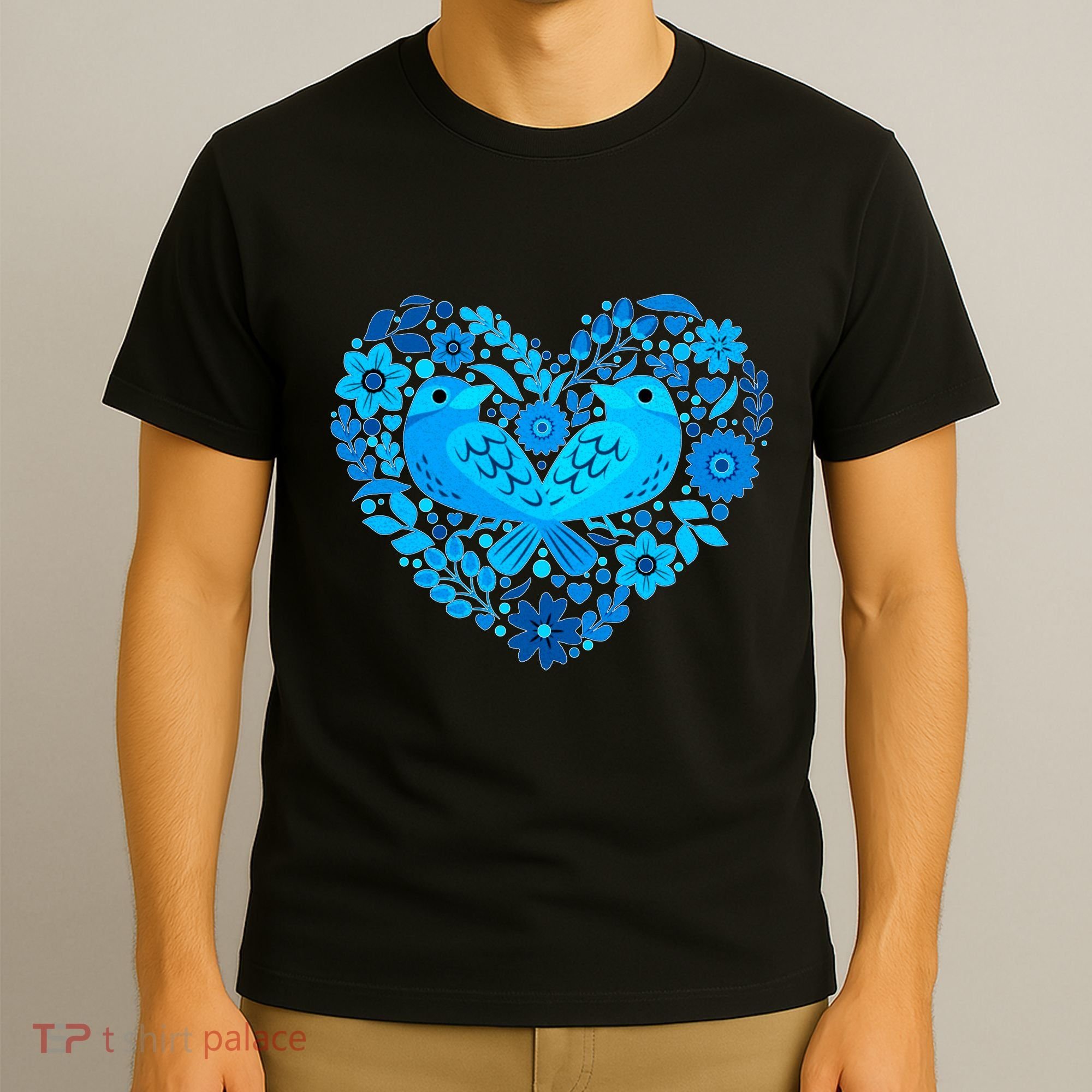 Secrets Blur Bird Heart T-Shirt