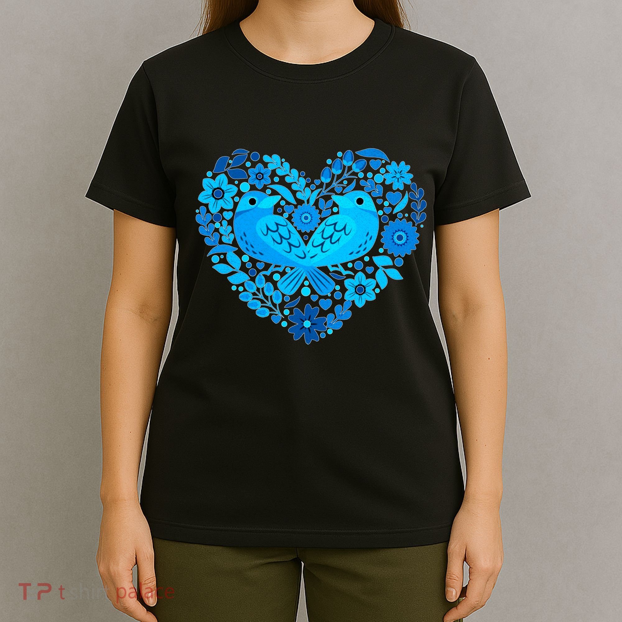 Secrets Blur Bird Heart T-Shirt