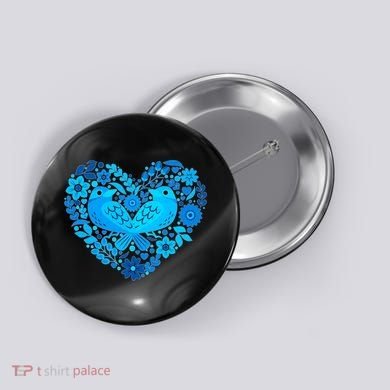 Secrets Blur Bird Heart Button