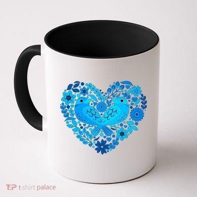 Secrets Blur Bird Heart Coffee Mug