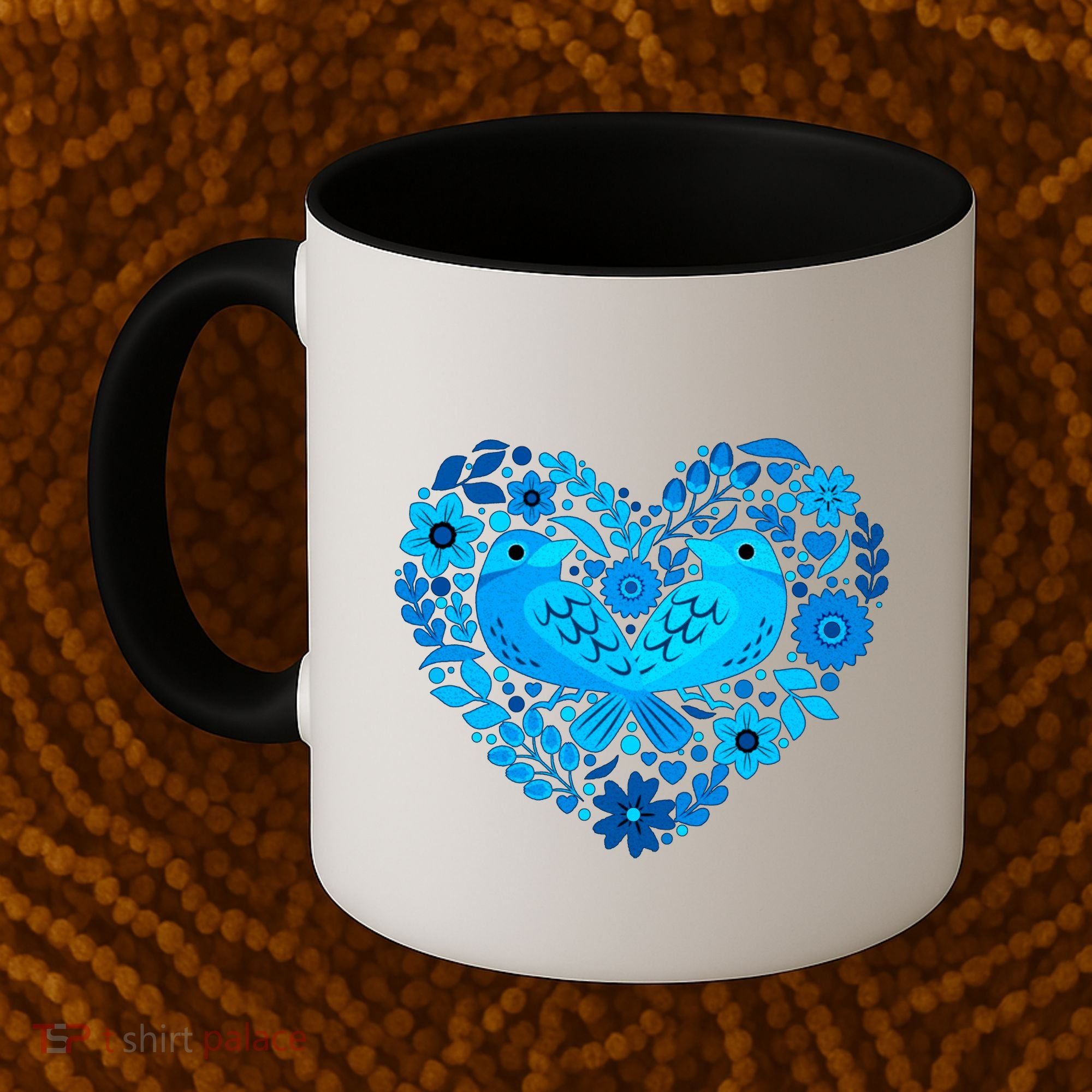 Secrets Blur Bird Heart Coffee Mug