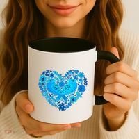 Secrets Blur Bird Heart Coffee Mug thumb 3