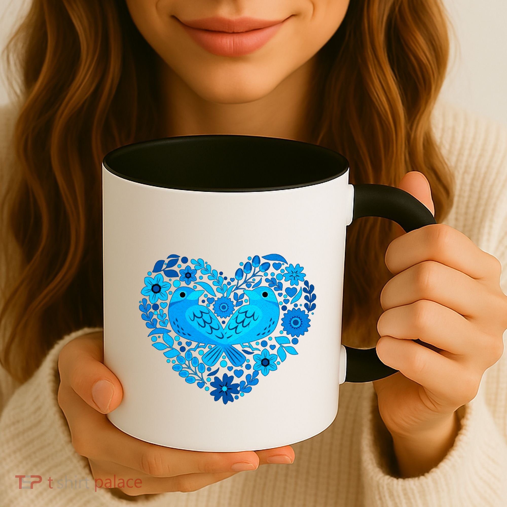 Secrets Blur Bird Heart Coffee Mug