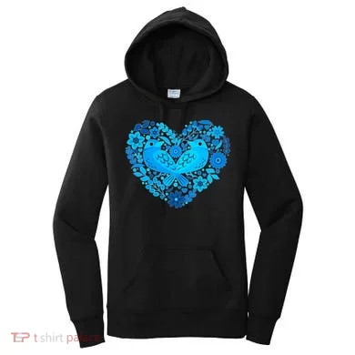Secrets Blur Bird Heart Women's Hoodie