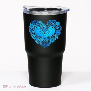 Secrets Blur Bird Heart Tumbler