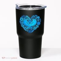 Secrets Blur Bird Heart Tumbler thumb 0