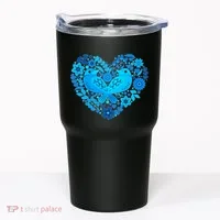 Secrets Blur Bird Heart Tumbler thumb 0