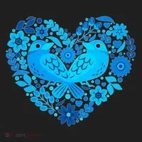 Secrets Blur Bird Heart Tumbler thumb 3