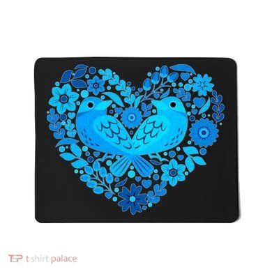 Secrets Blur Bird Heart Mousepad
