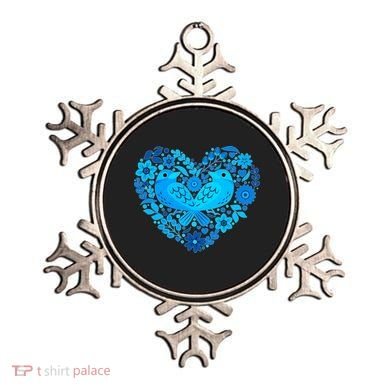 Secrets Blur Bird Heart Ornament