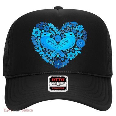 Secrets Blur Bird Heart Hat