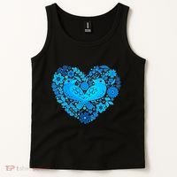 Secrets Blur Bird Heart Tank Top thumb 2