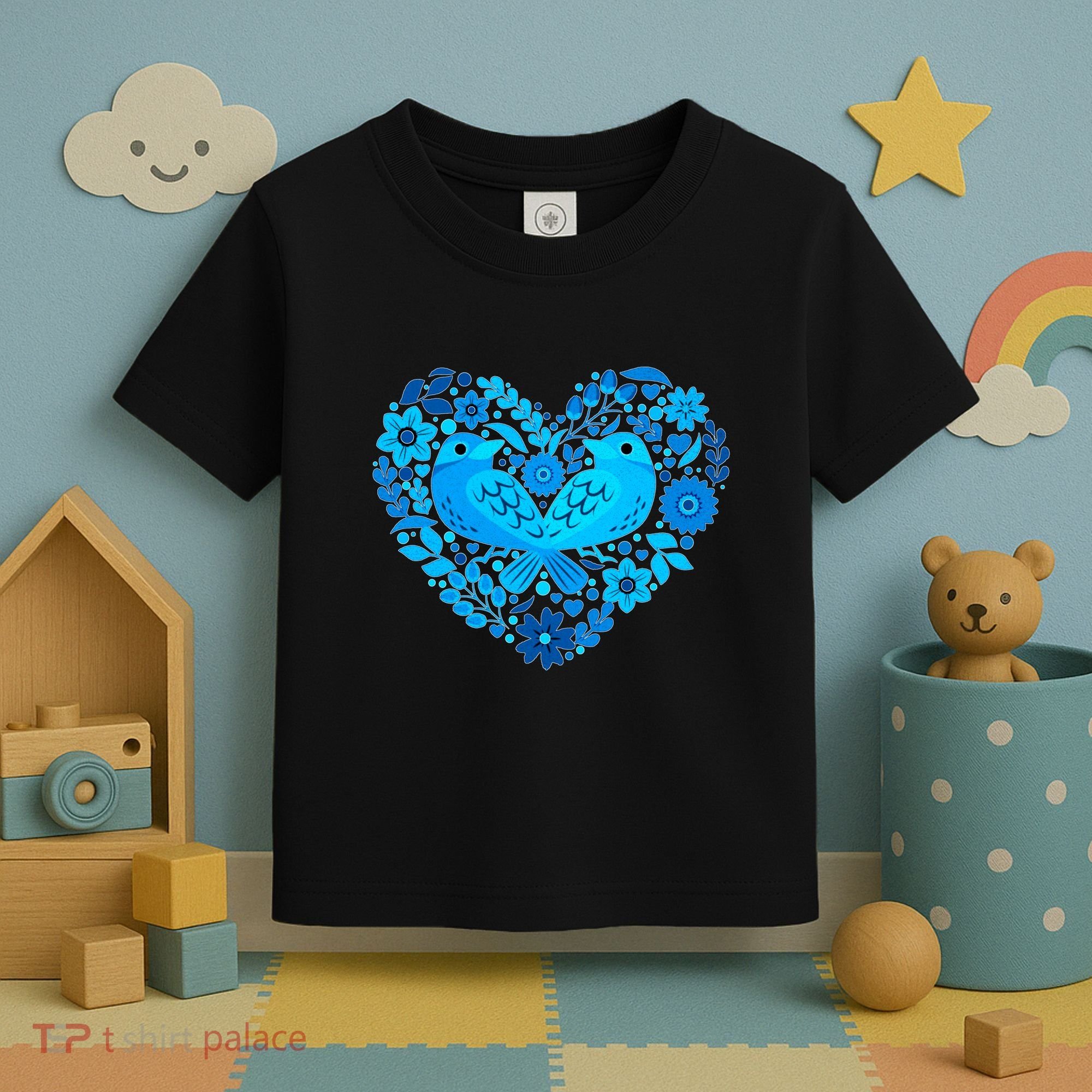 Secrets Blur Bird Heart Toddler T-Shirt