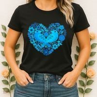 Secrets Blur Bird Heart Women's T-Shirt thumb 2