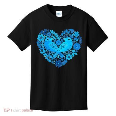 Secrets Blur Bird Heart Kids T-Shirt