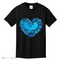 Secrets Blur Bird Heart Kids T-Shirt thumb 0