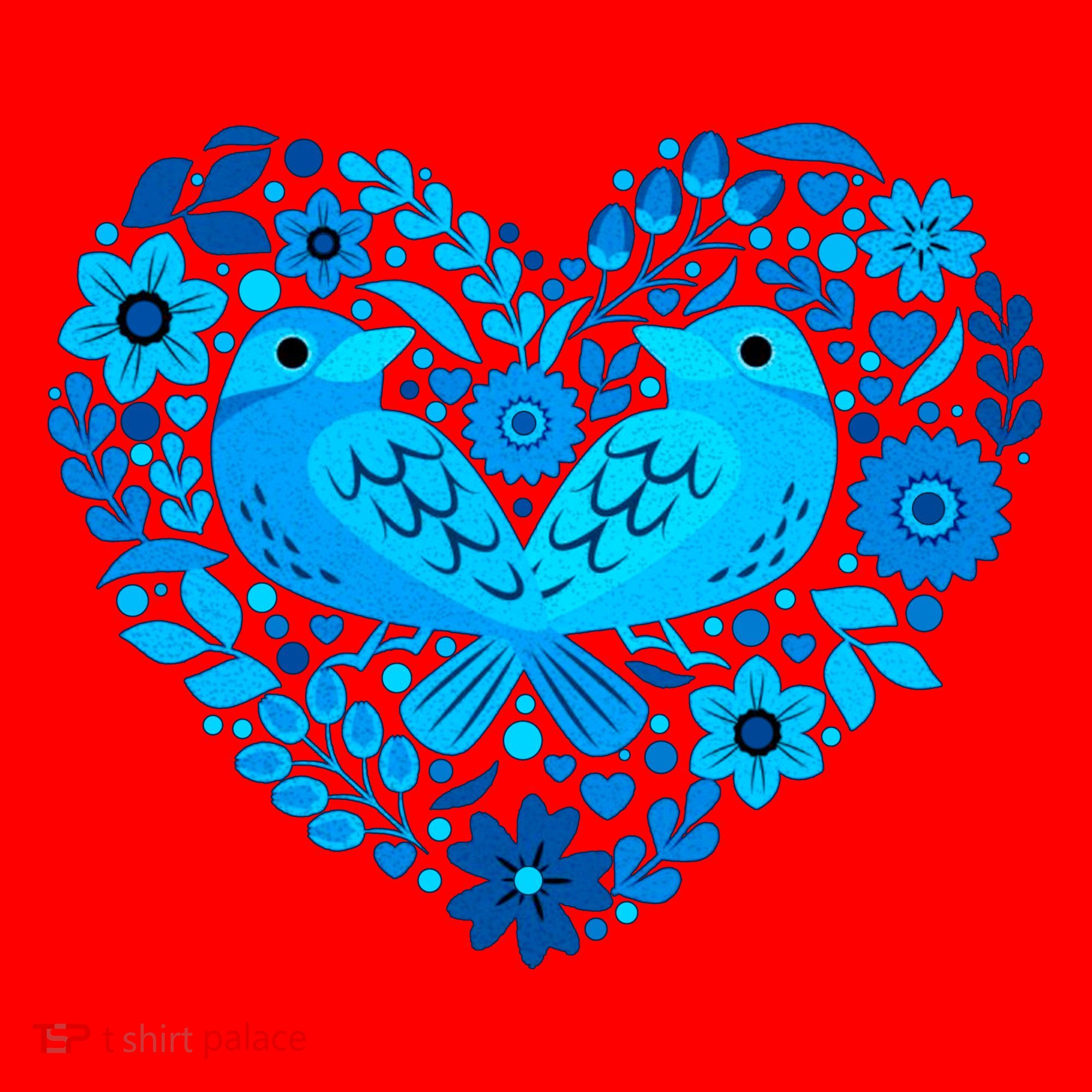 Secrets Blur Bird Heart Santa Hat