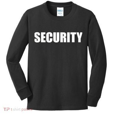 SECURITY Kids Long Sleeve Shirt
