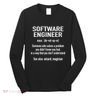 Software Engineer Developer Definition For Coder Programmer Long Sleeve Shirt
