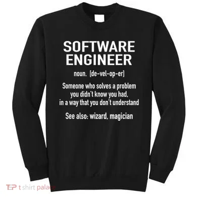 Software Engineer Developer Definition For Coder Programmer Sweatshirt