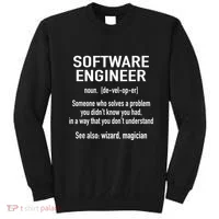 Software Engineer Developer Definition For Coder Programmer Sweatshirt thumb 0