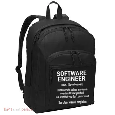 Software Engineer Developer Definition For Coder Programmer Port Authority Basic Backpack